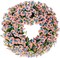 20 Inch 250th Anniversary Patriotic Wreath for Front Door, Red White Blue Artificial Greenery Wreath with Premium Printed Silk for Independence Day, Memorial Day & Veterans Day Decorations